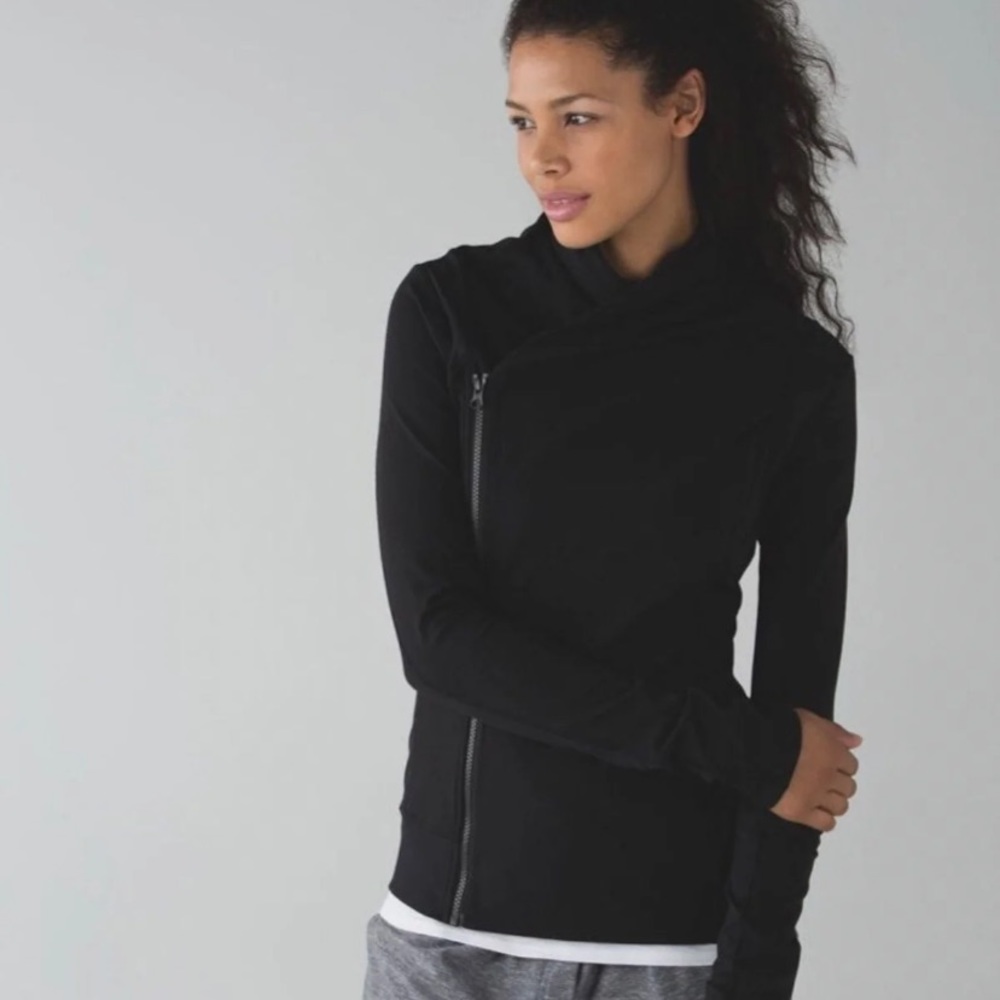 Lululemon asymmetrical zip up jacket